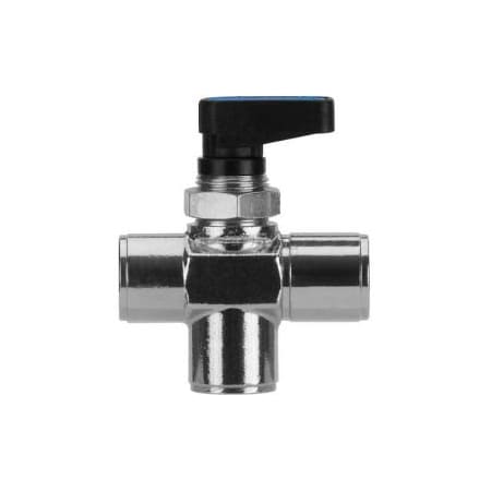 Alpha Technologies AIGNEP 3-Pos Mini Ball Valve 86710-06, Open Center, 3/8" Female Nptf - Min Qty 4 86710-06